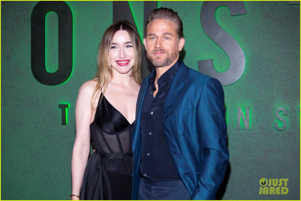 Charlie Hunnam Gets Girlfriend McNelis' Support at 'Monster